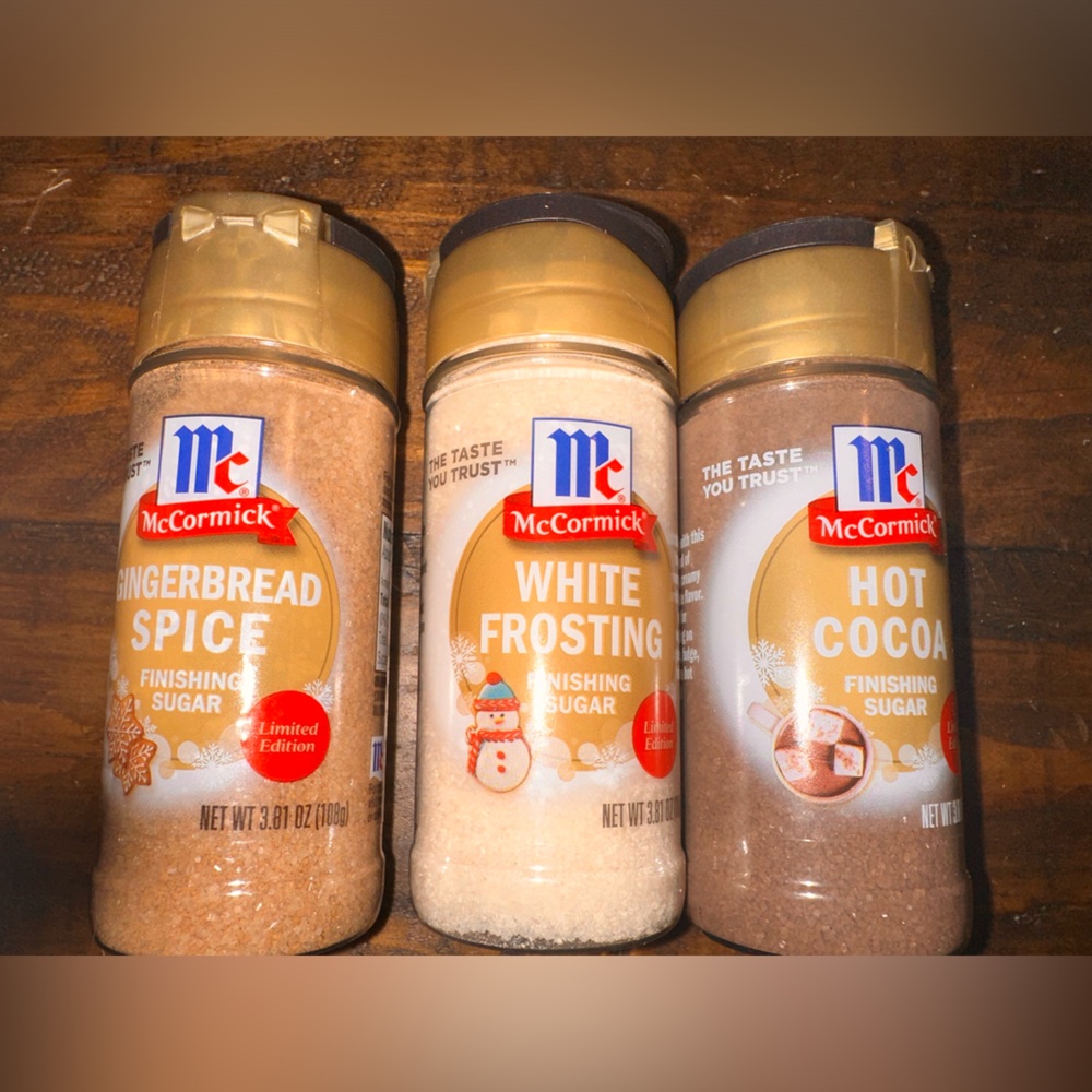 McCormick Finishing Sugar Set of 3